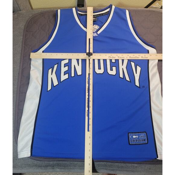 Vintage Colosseum Kentucky Wildcats Jersey XL Blue NCAA Basketball EUC - Picture 8 of 8